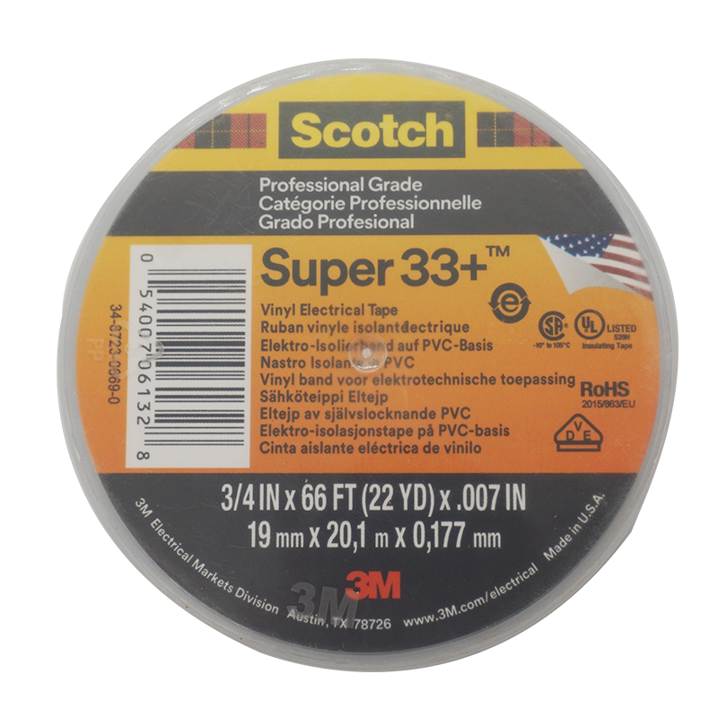 Genuine 3M 33+ Electrical Insulation Tape